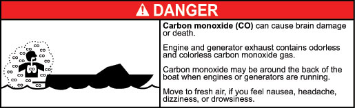 codanger-decal Danger Carbon Monoxide
